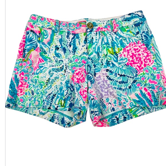 Lilly Pulitzer 5" Callahan Knit Short Multi Via Del Mar 0 - Picture 3 of 8